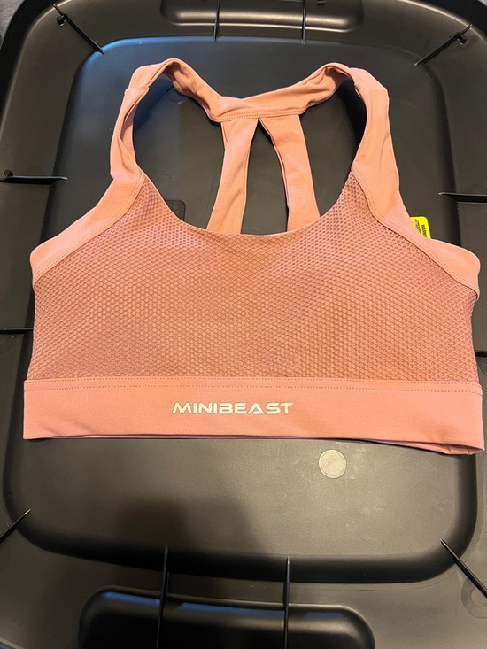 Minibeast Other - MiniBeast - Women's Dusty Pink Sports Bra - Racerback Support